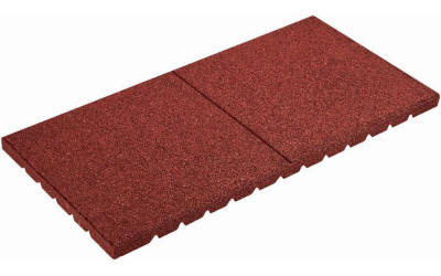PIASTRELLA ANTITRAUMA 40X40X2 CM ROSSO