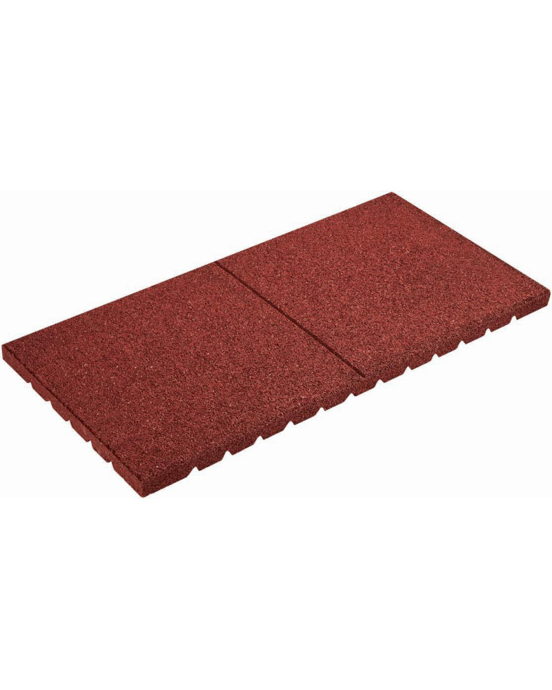 PIASTRELLA ANTITRAUMA 40X40X2 CM ROSSO