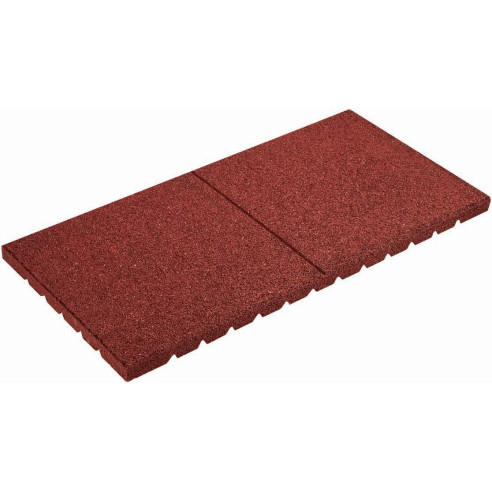 PIASTRELLA ANTITRAUMA 40X40X2 CM ROSSO