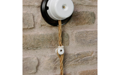 ISOLATORE CERAMICO 19MM COMPLETO DI VITE