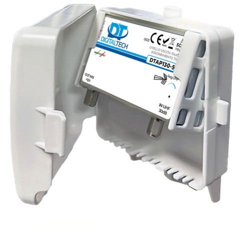 AMPLIFICATORE TV DA PALO 30 dB 5G LTE