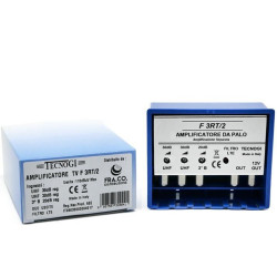 AMPLIFICATORE TV PALO 2 IN UHF 30Db 1 20Db 5G 2 USCITE LTD