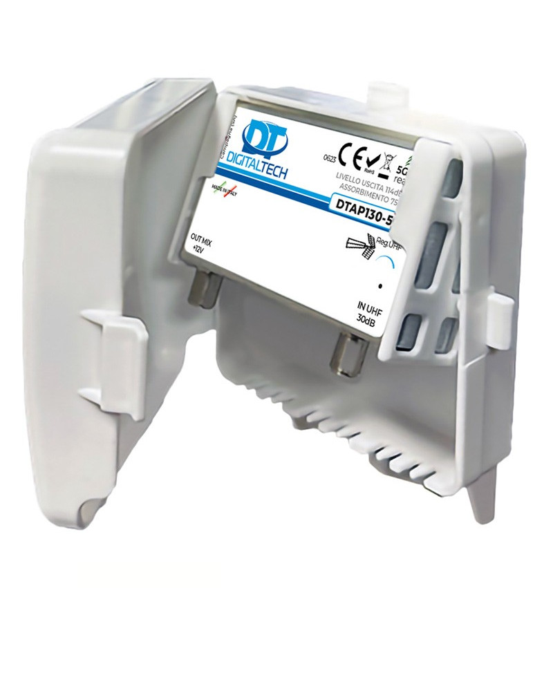 AMPLIFICATORE TV DA PALO 2 IN.40 dB 5G LTE