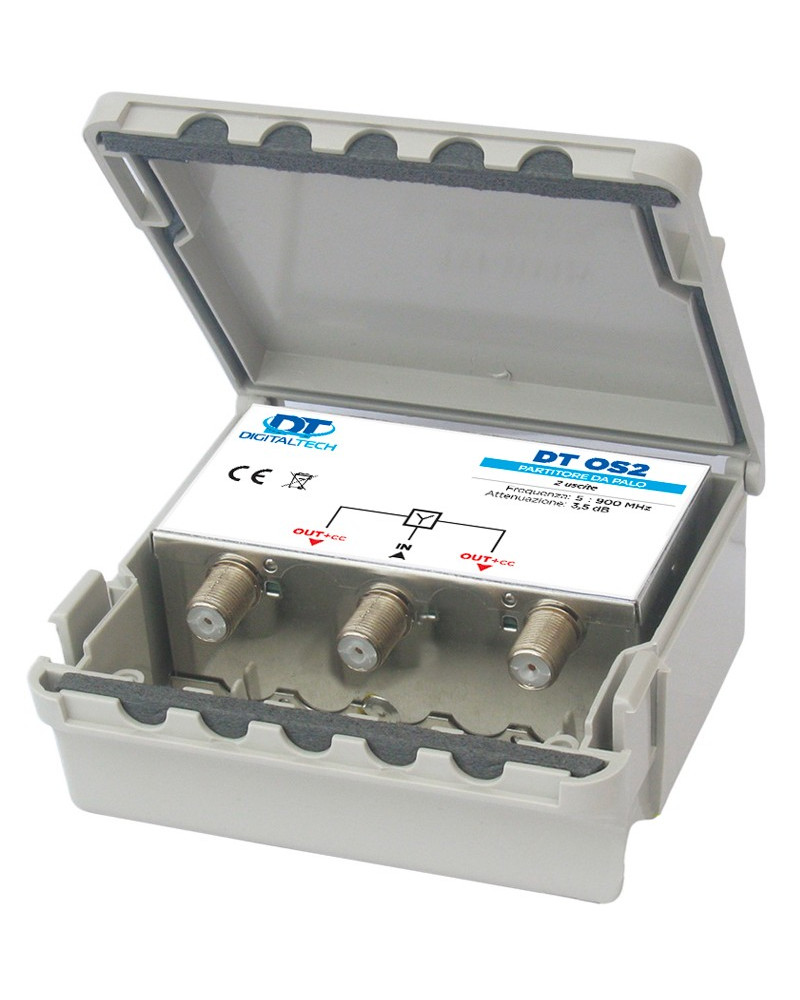 PARTITORE TV DA PALO 2 USCITE F STOP LTE 4G