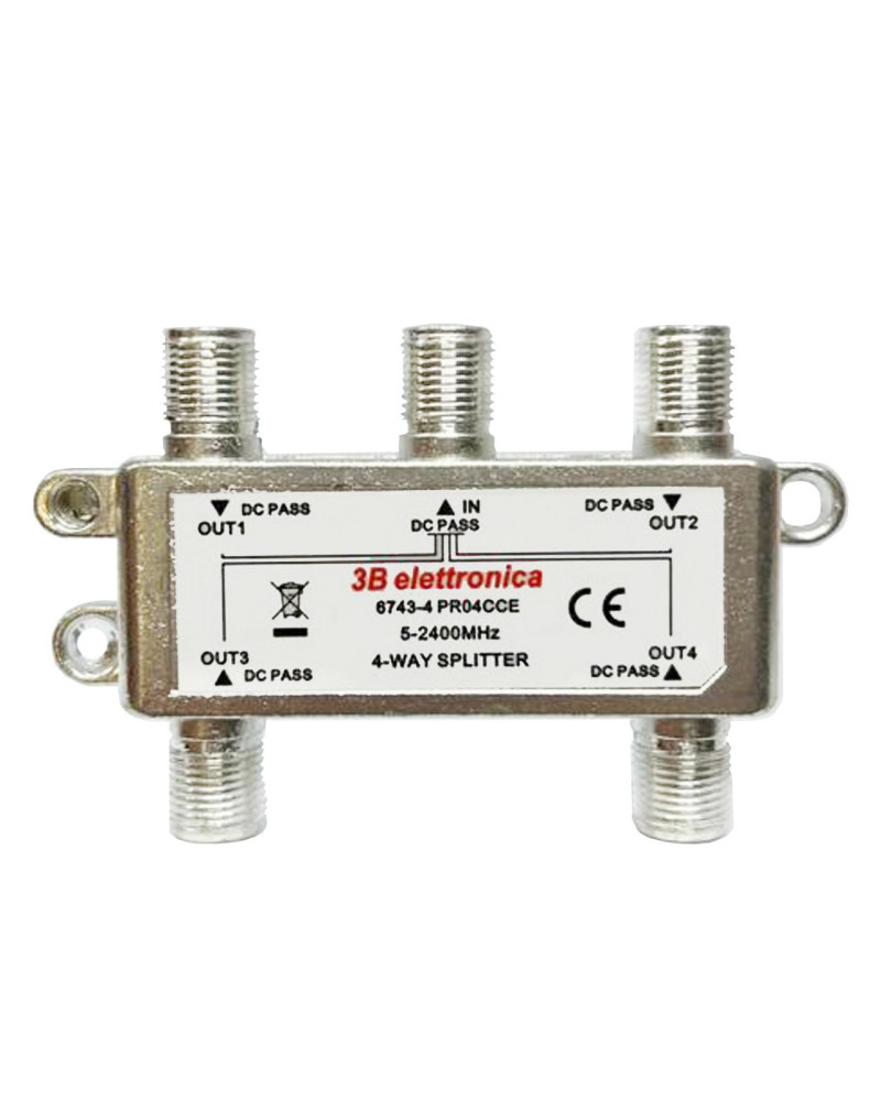 PARTITORE TV INTERNO CC 4 OUT F 3B