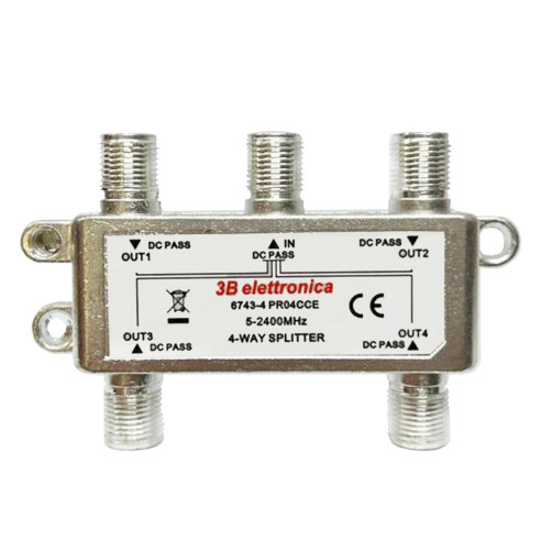 PARTITORE TV INTERNO CC 4 OUT F 3B