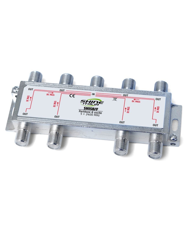 PARTITORE TV INTERNO CC 8 OUT F 3B