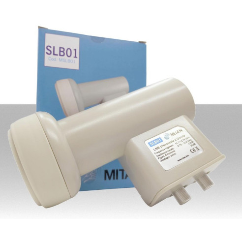 ILLUMINATORE LNB TWIN 2 OUT UNIVERSALE MITAN