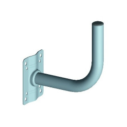 SUPPORTO A MURO ANTENNA/PARABOLA 24 CM ZINCATO