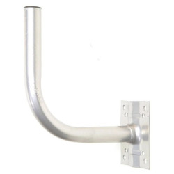 SUPPORTO A MURO ANTENNA/PARABOLA 24 CM ZINCATO