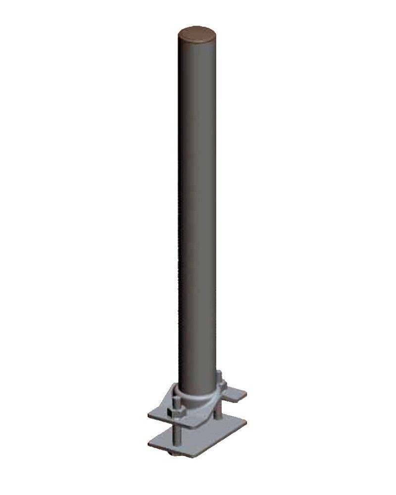 STAFFA A BALCONE DIRITTO PER ANTENNA CM 42