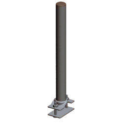 STAFFA A BALCONE DIRITTO PER ANTENNA CM 42