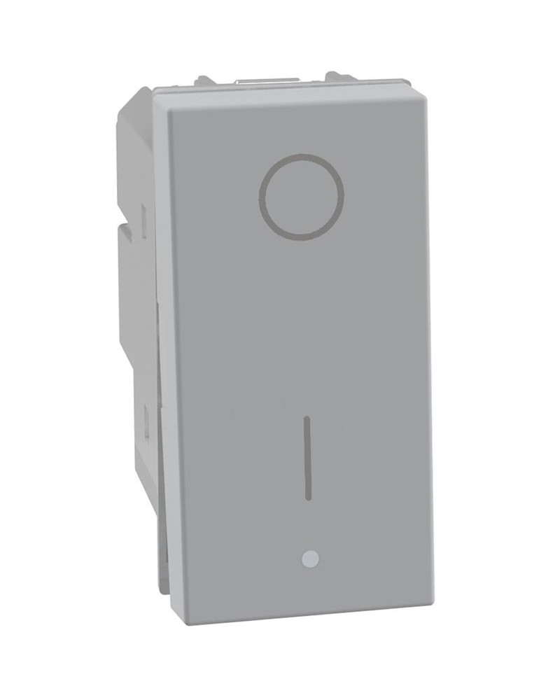 INTERRUTTORE BIPOLARE 16ABASCULANTE GRIGIO MATIXGO