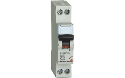 INTERRUTTORE MAGNETOTERMICO 25A 1MD 4500A BTICINO