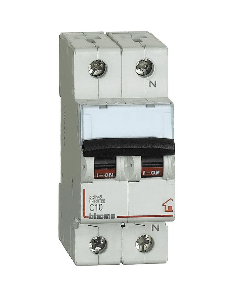 INTERRUTTORE MAGNETOTERMICO 10A 2MD 4500K BTICINO