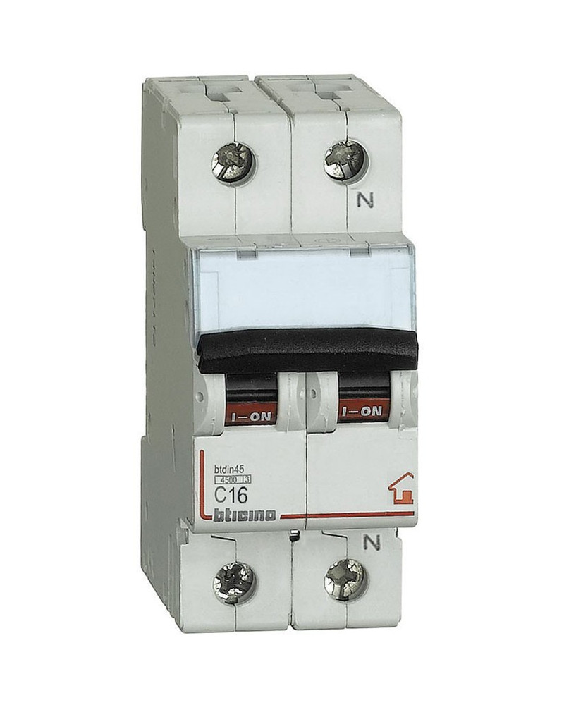 INTERRUTTORE MAGNETOTERMICO 16A 2MD 4500K BTICINO