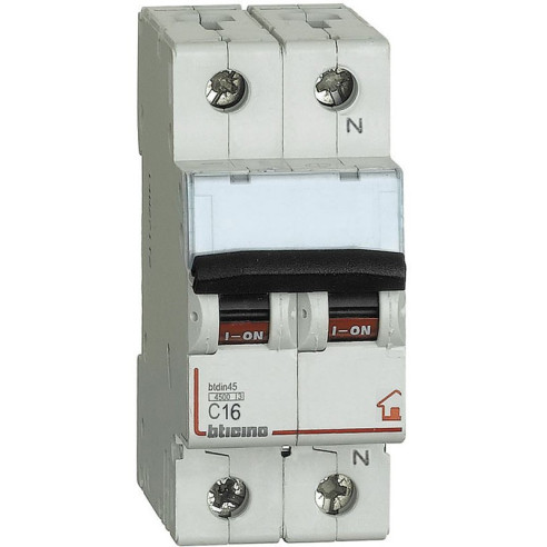 INTERRUTTORE MAGNETOTERMICO 16A 2MD 4500K BTICINO