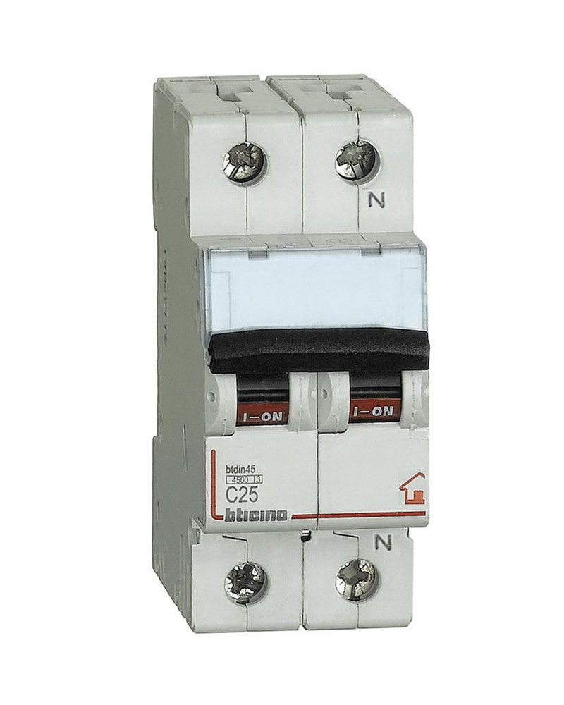 INTERRUTTORE MAGNETOTERMICO 25A 2MD 4500K BTICINO