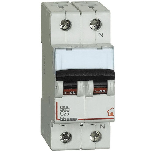 INTERRUTTORE MAGNETOTERMICO 25A 2MD 4500K BTICINO