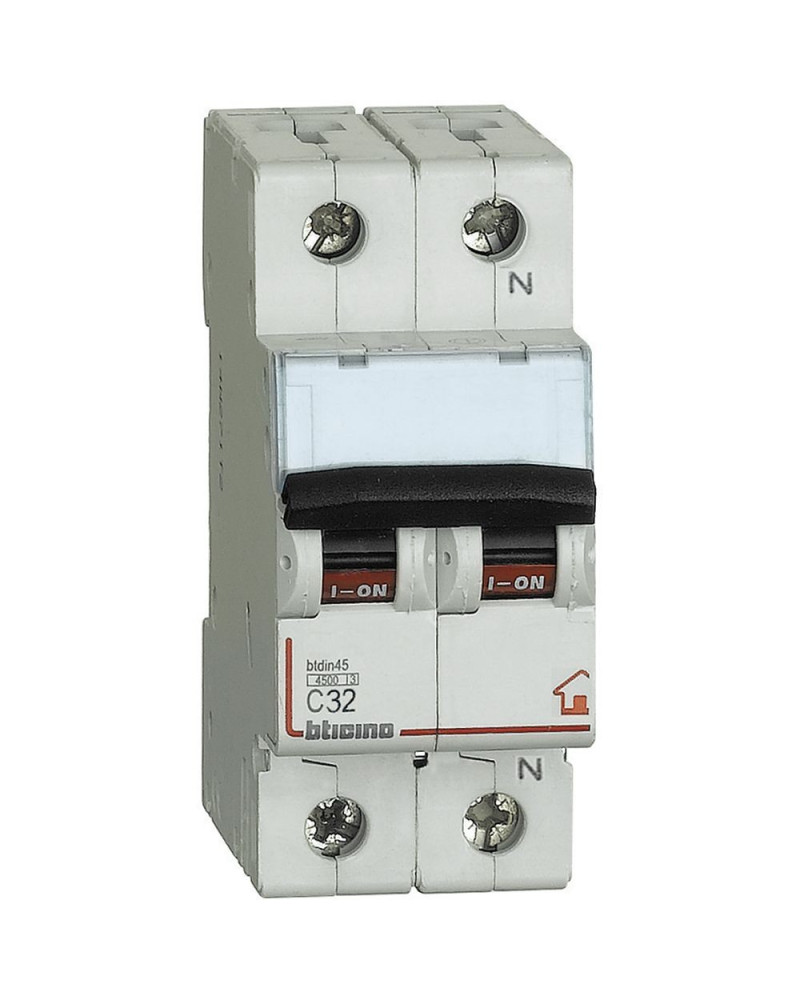 INTERRUTTORE MAGNETOTERMICO 32A 2MD 4500K BTICINO