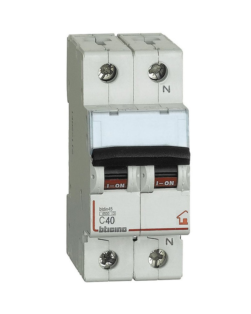 INTERRUTTORE MAGNETOTERMICO 40A 2MD 4500K BTICINO