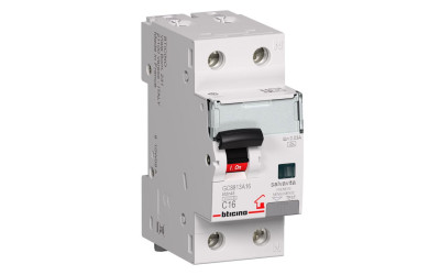 MAGNETOTERMICO DIFFERENZIALE  BTDIN-RS  16A 1P+N AC 0,03 4,5 KA BTCINO