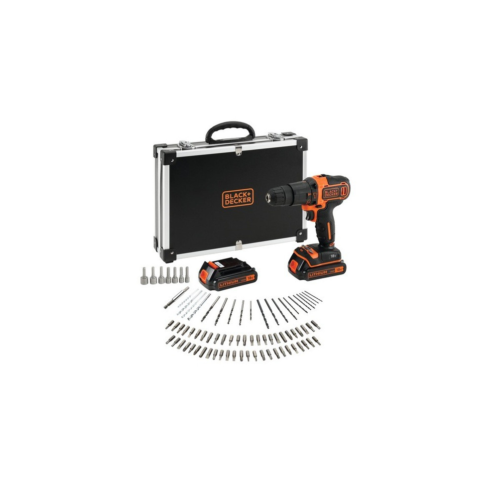 TRAPANO A DUE BATTERIE MOD.  BDCHD18BAFC