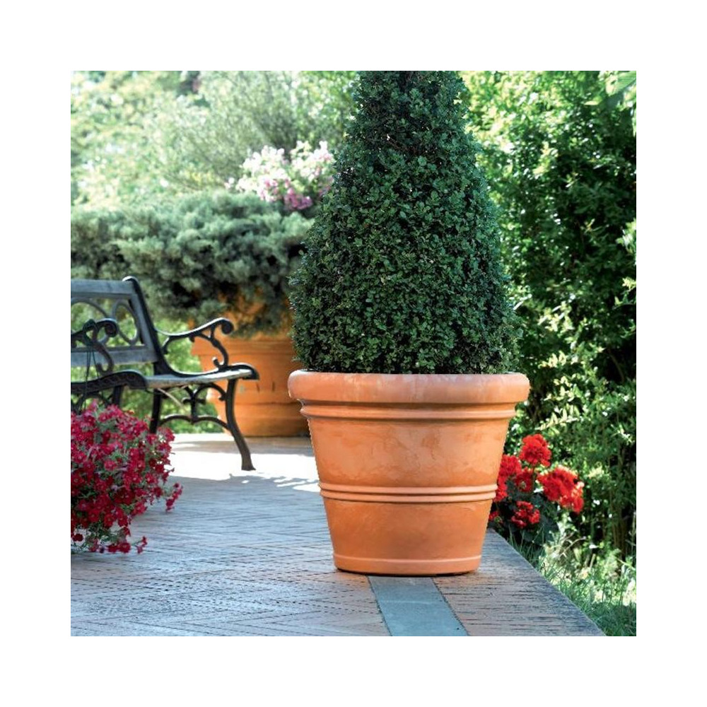 VASO IN RESINA ANTIURTO MOD. "CHIANTI"