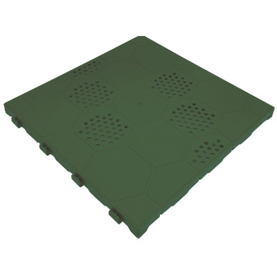 PIASTRELLA DRENANTE AUTOBLOCCANTE CM 40X40 VERDE IN POLIPROPILENE