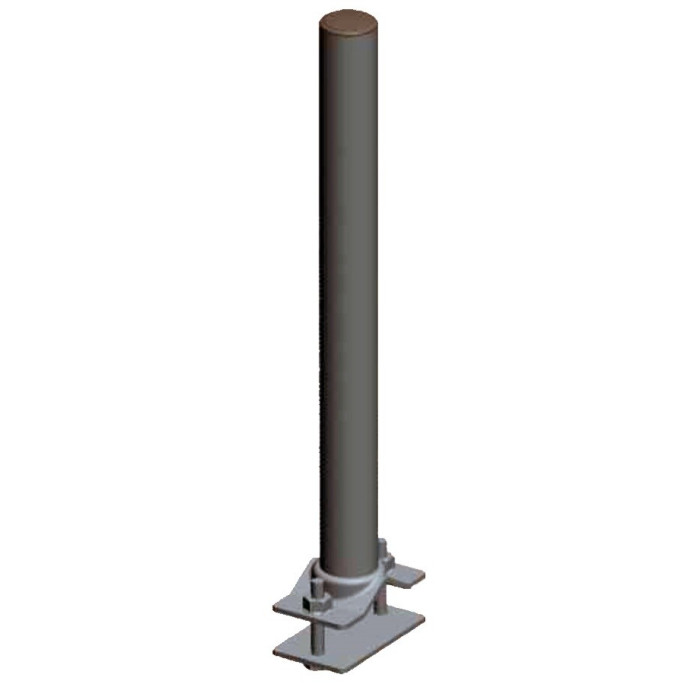 STAFFA A BALCONE DIRITTO PER ANTENNA CM 42