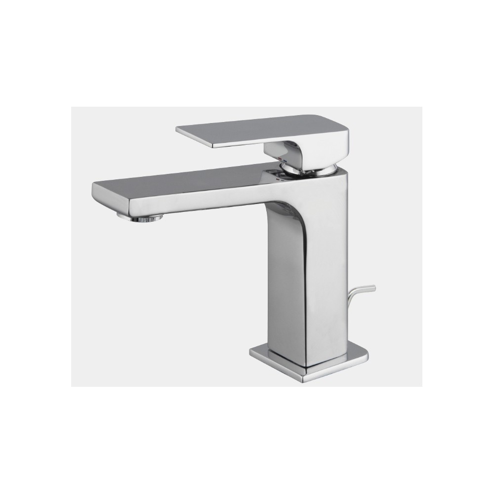 MISCELATORE LAVABO CROMO MIX SERIE FIT