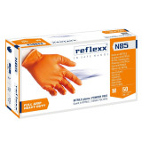 GUANTI NITRILE ARANCIONE CONFEZIONE PZ.50 PZ TG.XL