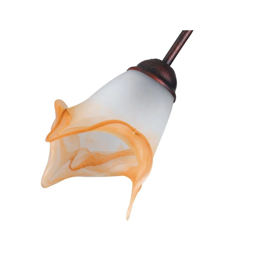 LAMPADARIO 1162 RUGGINE 3XE14