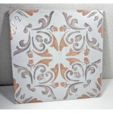 PAVIMENTO DECORO TERRACOTTA STILE VIETRI CM 23,5 X 23,5