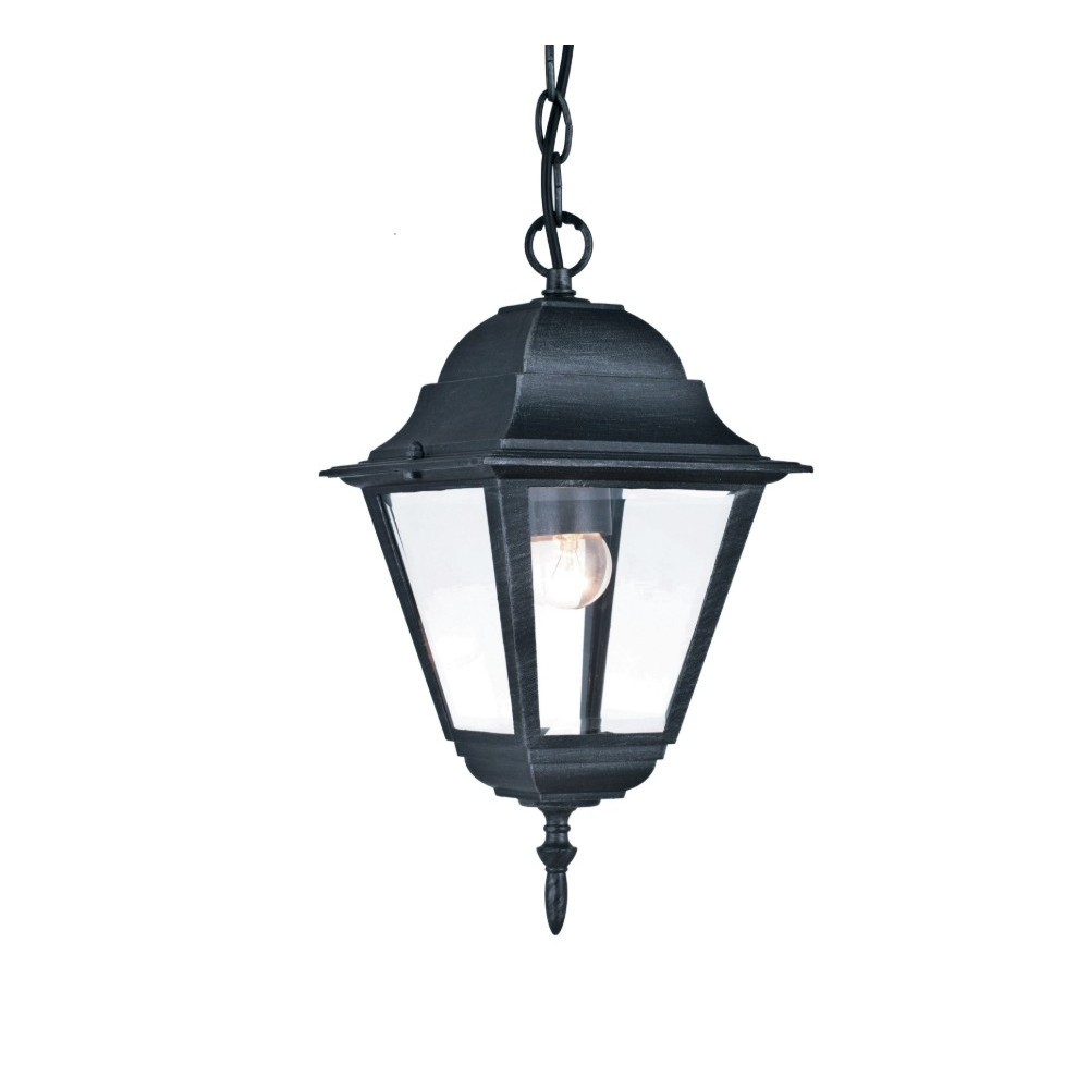 LANTERNA NEW YORK  CON CATENA GRIGIO GHISA E27