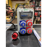 QUADRO CANTIERE 220/380 C/ PULS.33X22X15