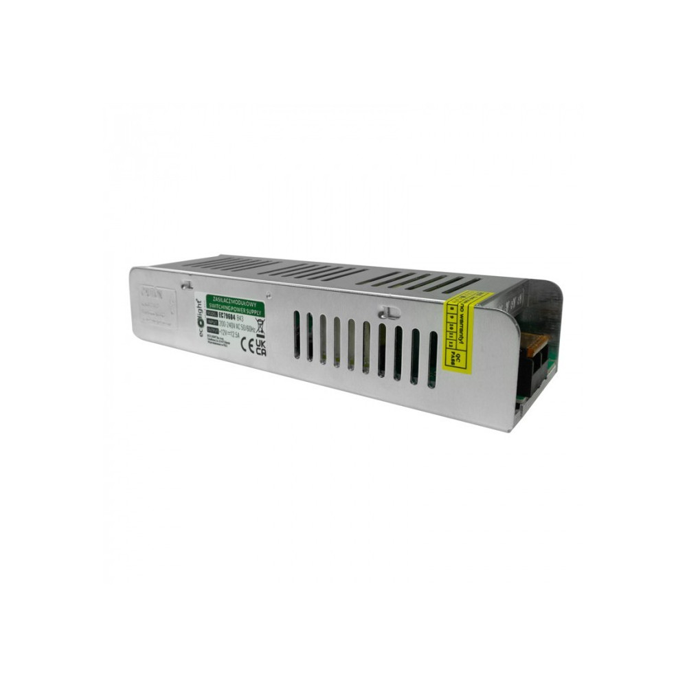 TRASFORMATORE PER LED 12V 150W - 240V 12,5A IP20 ECOLIGHT