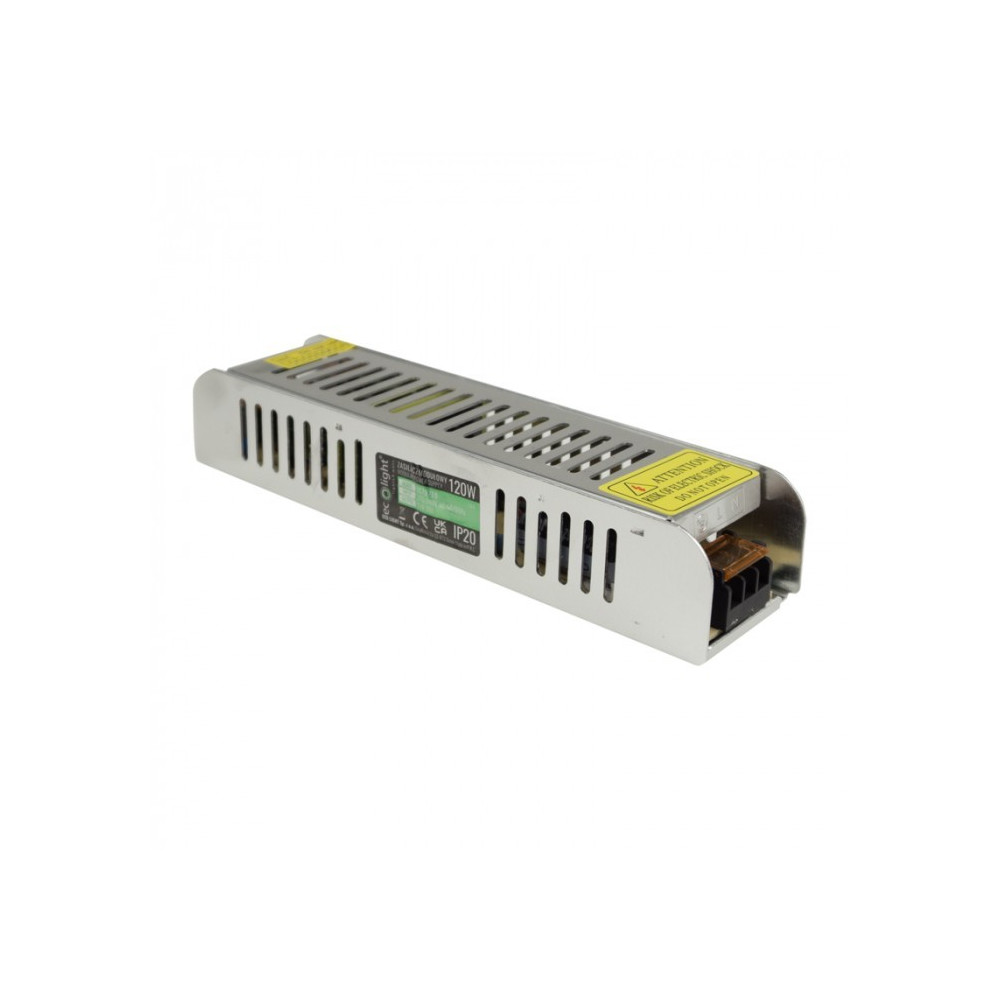 TRASFORMATORE  PER LED 12V 120W - 240V 10A IP20 - ECOLIGHT