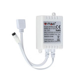 CONTROLLER PER LED RGB 12/24V C/TELECOMANDO - VTAC 12V -72W 24V-144W