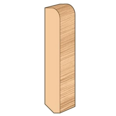 BATTISCOPA PINO GREZZO MM 10x70  - 2,7MT PIRCHER