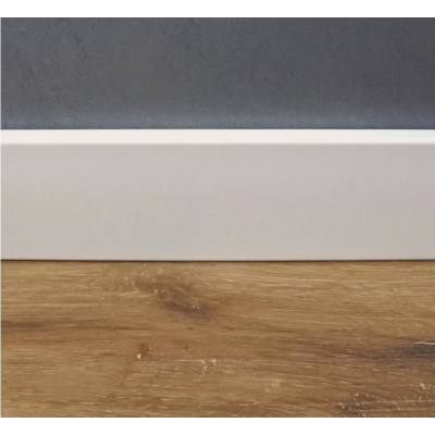 BATTISCOPA SQUARE BIANCO MM 14x70  - 2,5MT ESPANSO