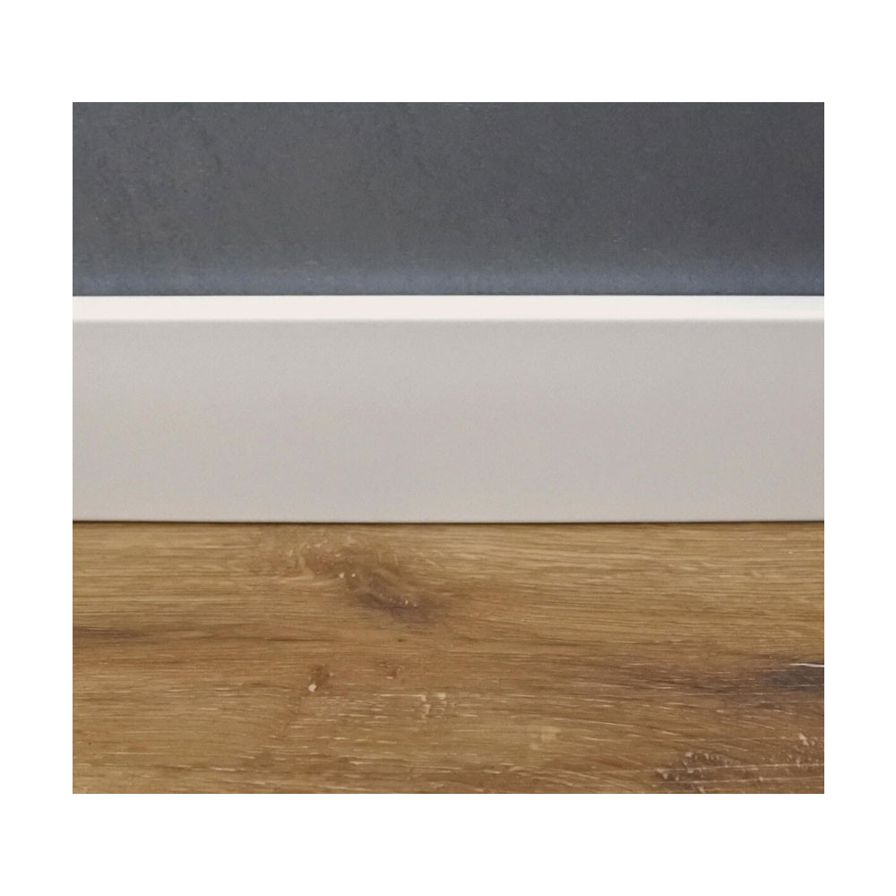 BATTISCOPA SQUARE BIANCO MM 14x70  - 2,5MT ESPANSO