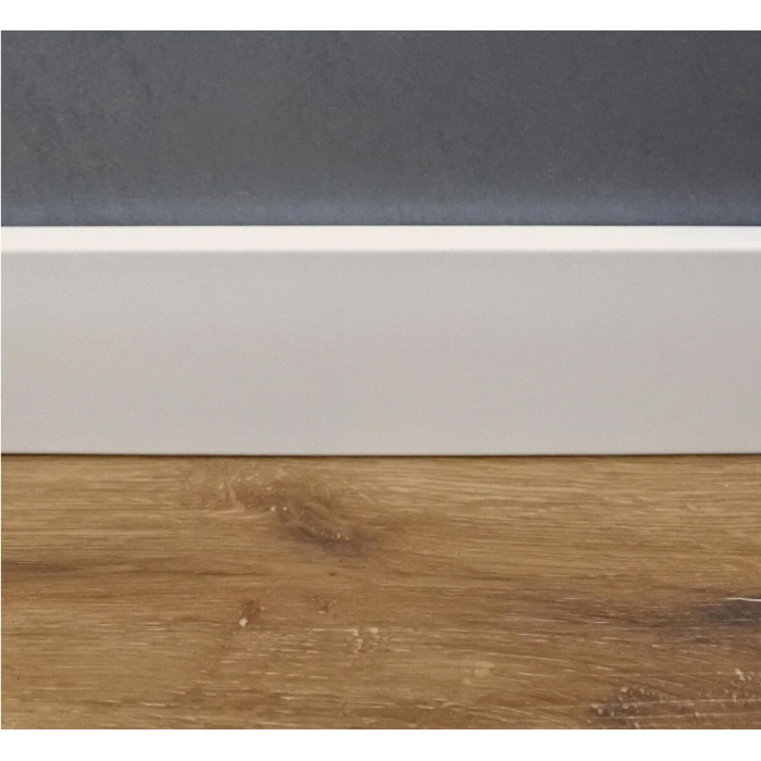 BATTISCOPA SQUARE BIANCO MM 14x70  - 2,5MT ESPANSO