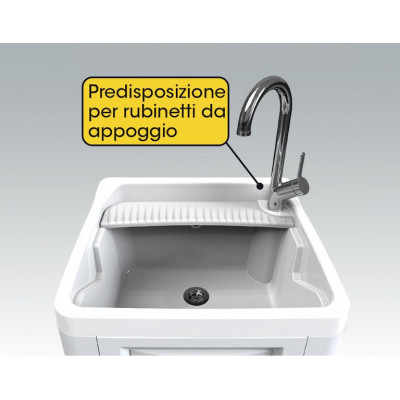 LAVATOIO MOBILETTO ARTU' CM.51X60X89 TORTORA