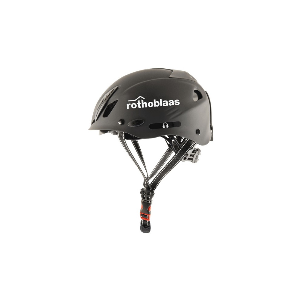 ELMETTO DI PROTEZIONE CASCO NERO OPACO ROTHOBLAAS