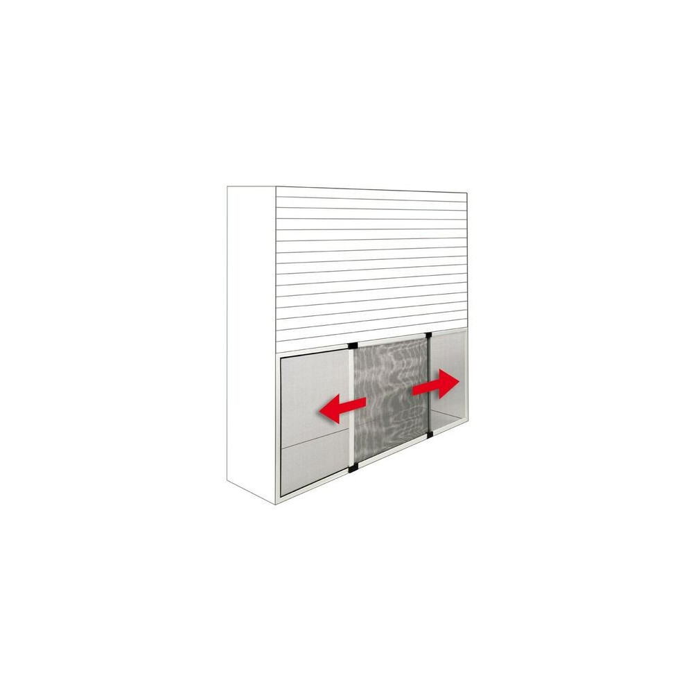 ZANZARIERA ESTENSIBILE CM 50 X 75 AVORIO