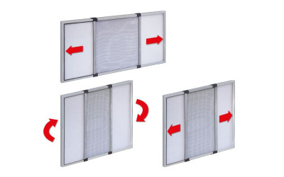 ZANZARIERA ESTENSIBILE CM 50 X 75 AVORIO
