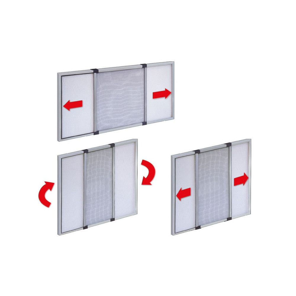 ZANZARIERA ESTENSIBILE CM 50 X 75 AVORIO
