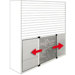 ZANZARIERA  ESTENSIBILE CM 50 X 75 ALLUMINIO