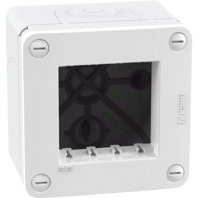 SCATOLA CUSTODIA 2 POSTI IP40 BIANCO MATIXGO